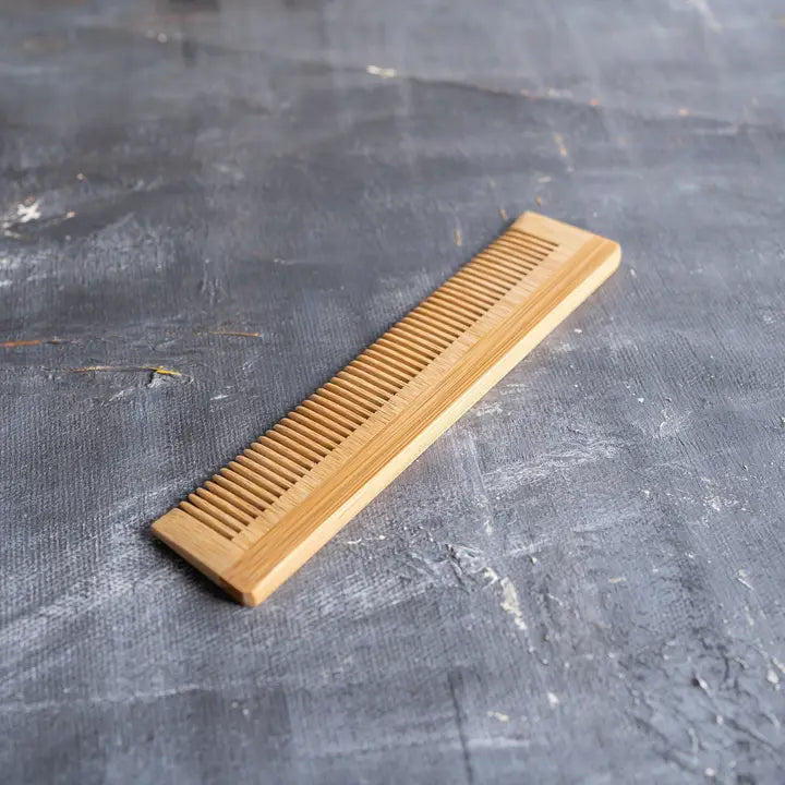 Flat Bamboo Comb